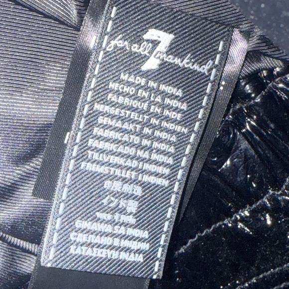 7 For All Man Kind Genuine Black Lamb Bomber Jacket w/removable fur collar NWT - Picture 14 of 16